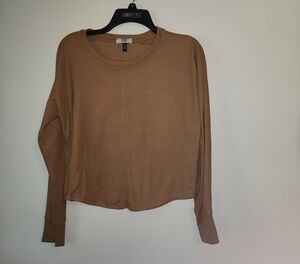 True Craft Women's Tan Long Sleeve Shirt